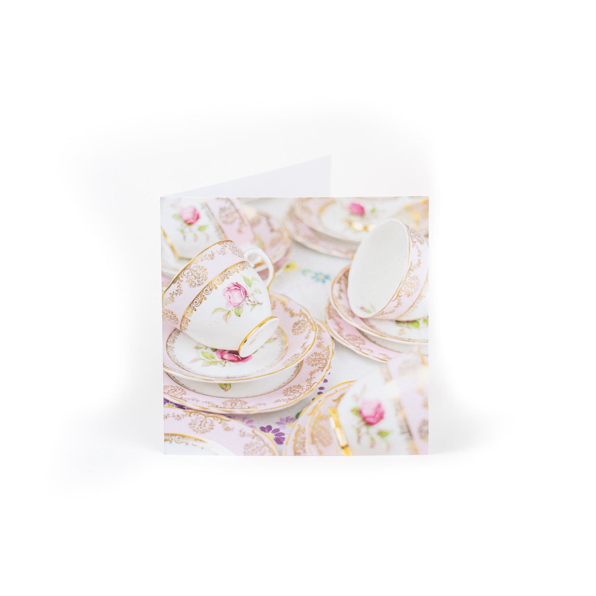 Notecards Pink Teacups
