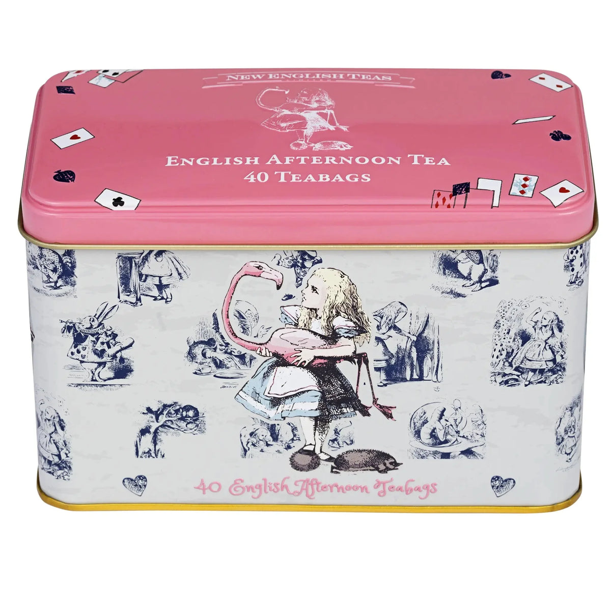 Alice In Wonderland Classic Tea Tin 40 English Afternoon Teabags