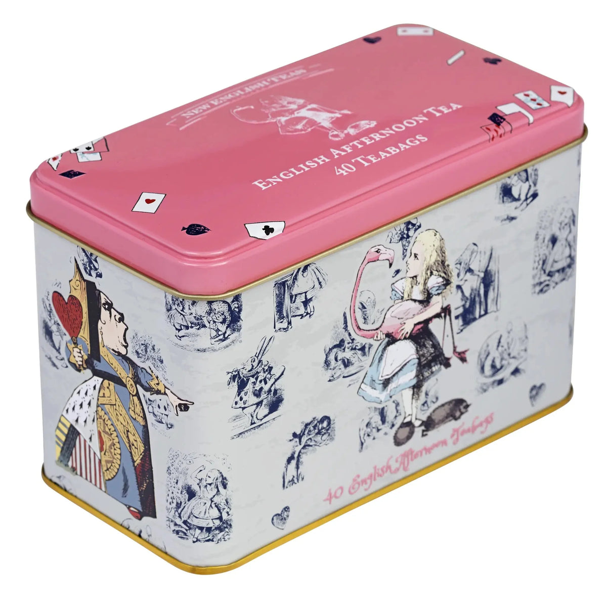 Alice In Wonderland Classic Tea Tin 40 English Afternoon Teabags