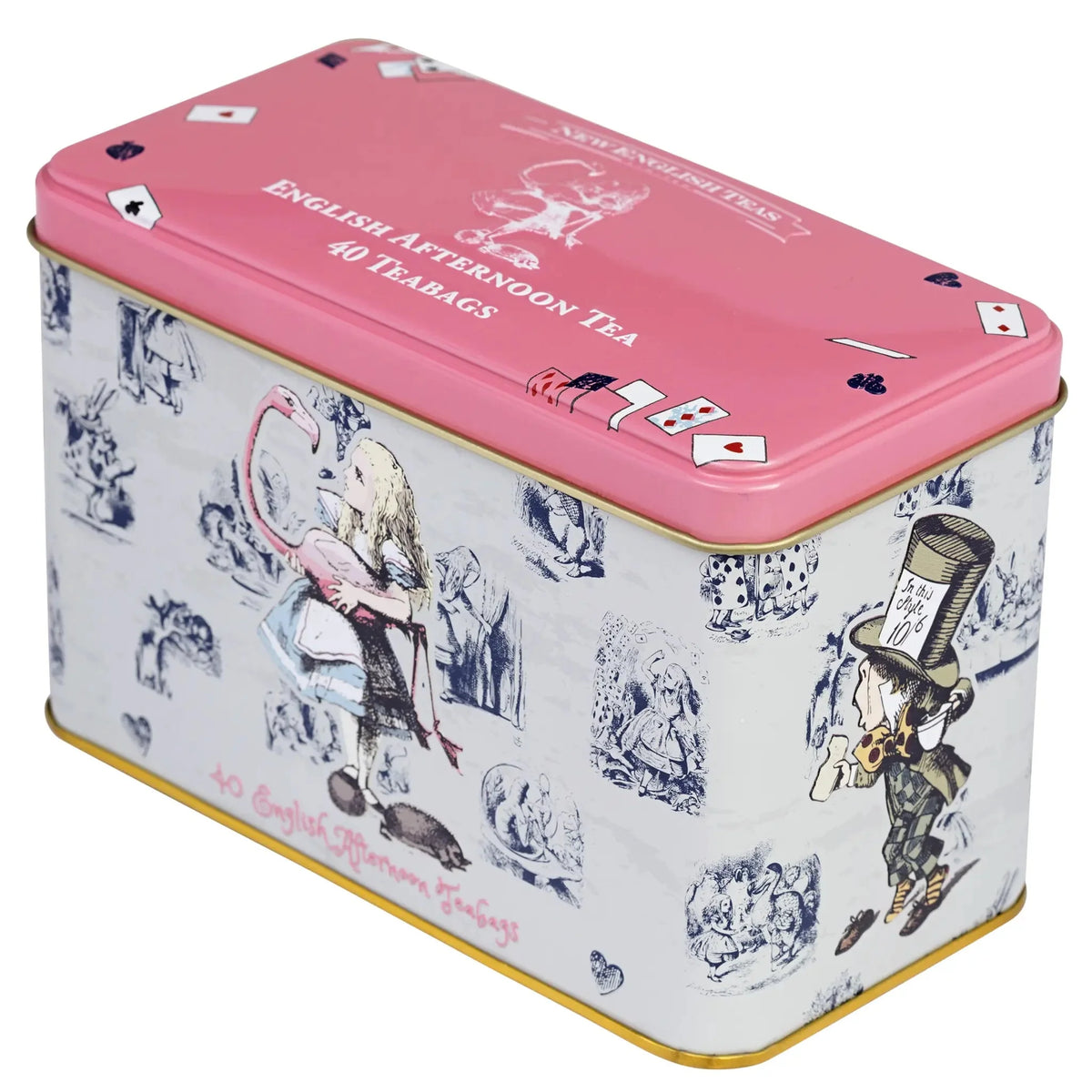 Alice In Wonderland Classic Tea Tin 40 English Afternoon Teabags