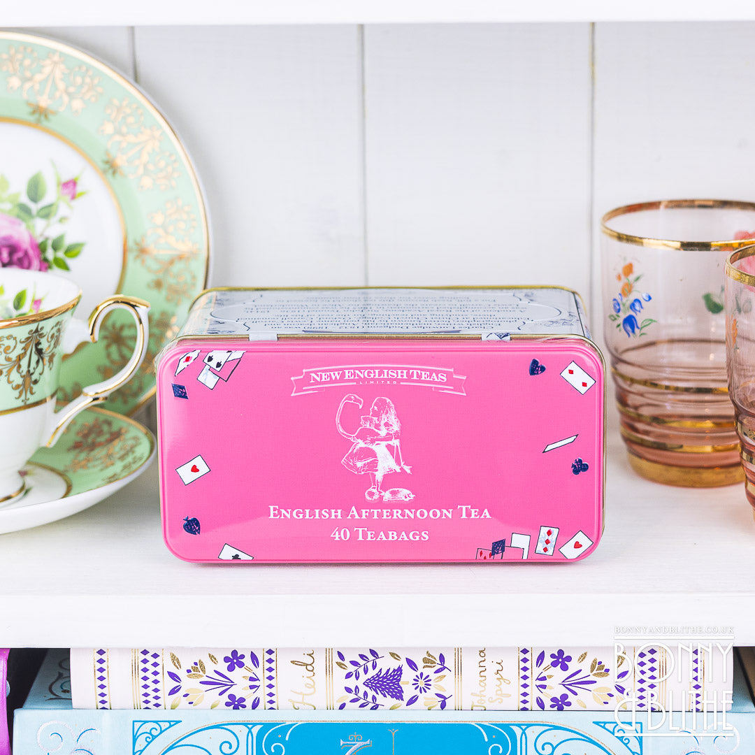 Alice In Wonderland Classic Tea Tin 40 English Afternoon Teabags
