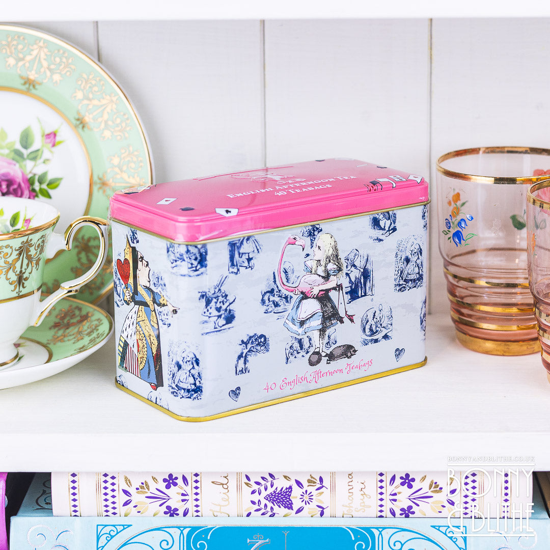 Alice In Wonderland Classic Tea Tin 40 English Afternoon Teabags