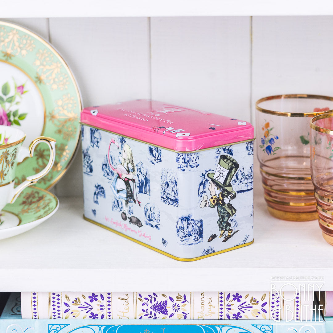 Alice In Wonderland Classic Tea Tin 40 English Afternoon Teabags