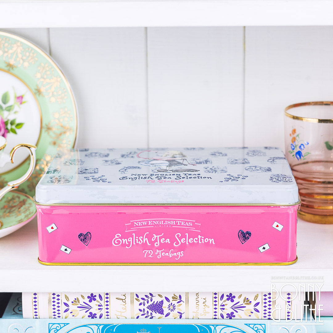 Vintage Alice in Wonderland Selection Tin Tea Gift 72 Teabags