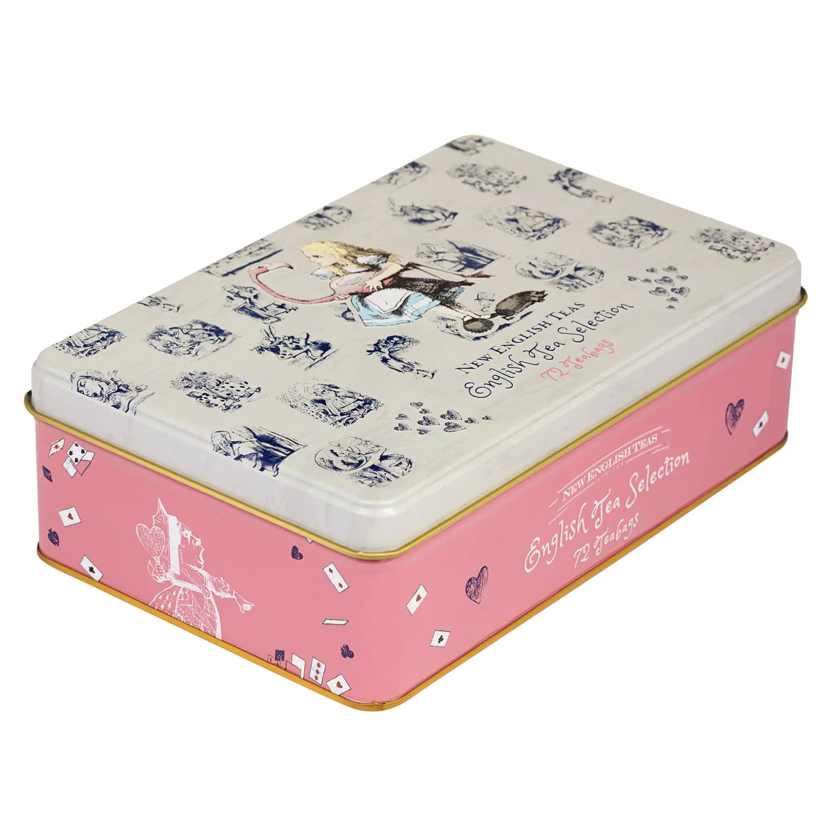 Vintage Alice in Wonderland Selection Tin Tea Gift 72 Teabags