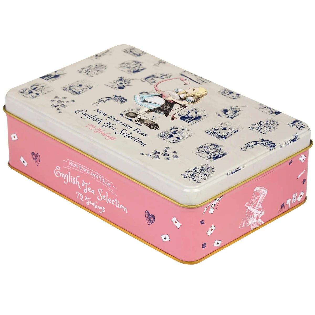 Vintage Alice in Wonderland Selection Tin Tea Gift 72 Teabags