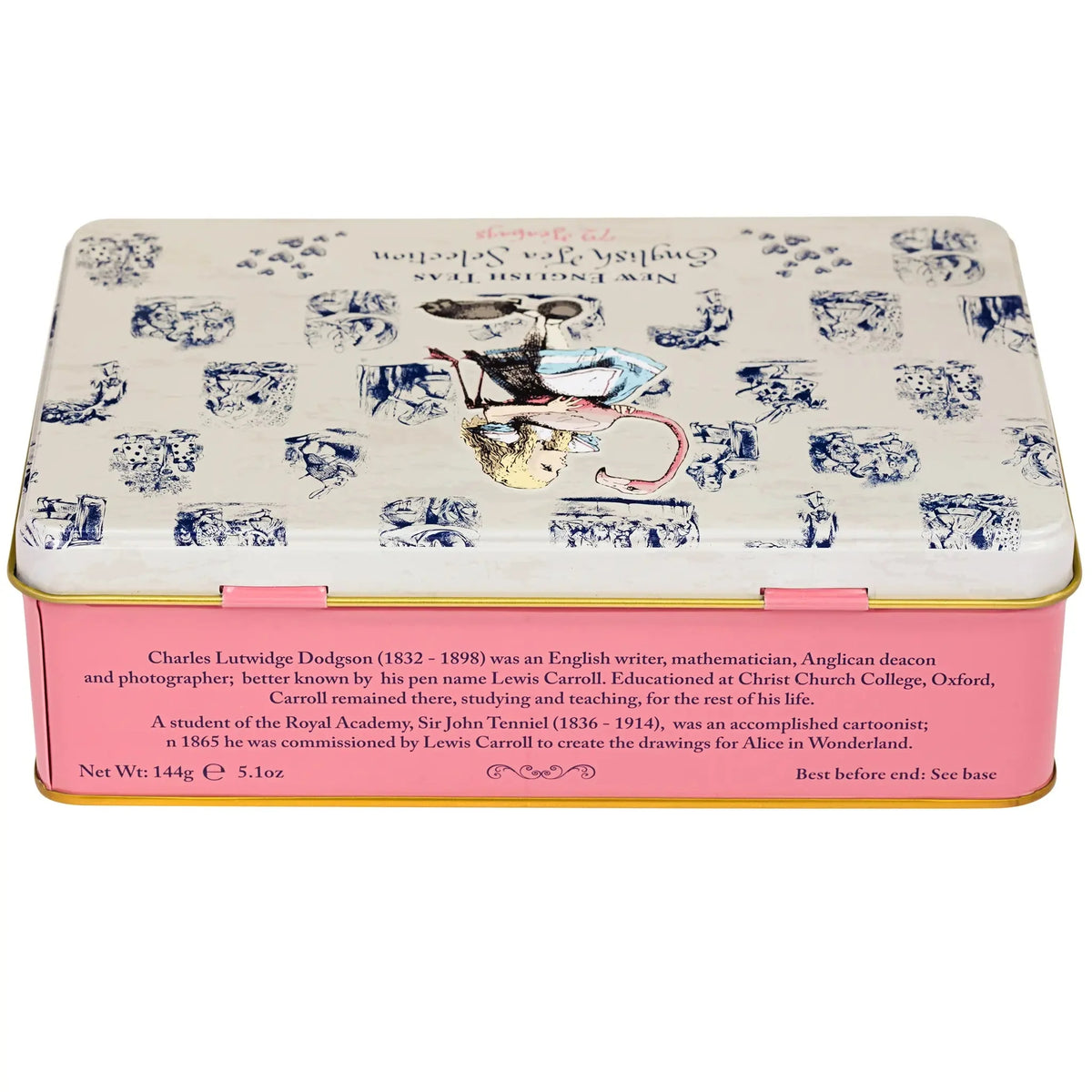 Vintage Alice in Wonderland Selection Tin Tea Gift 72 Teabags