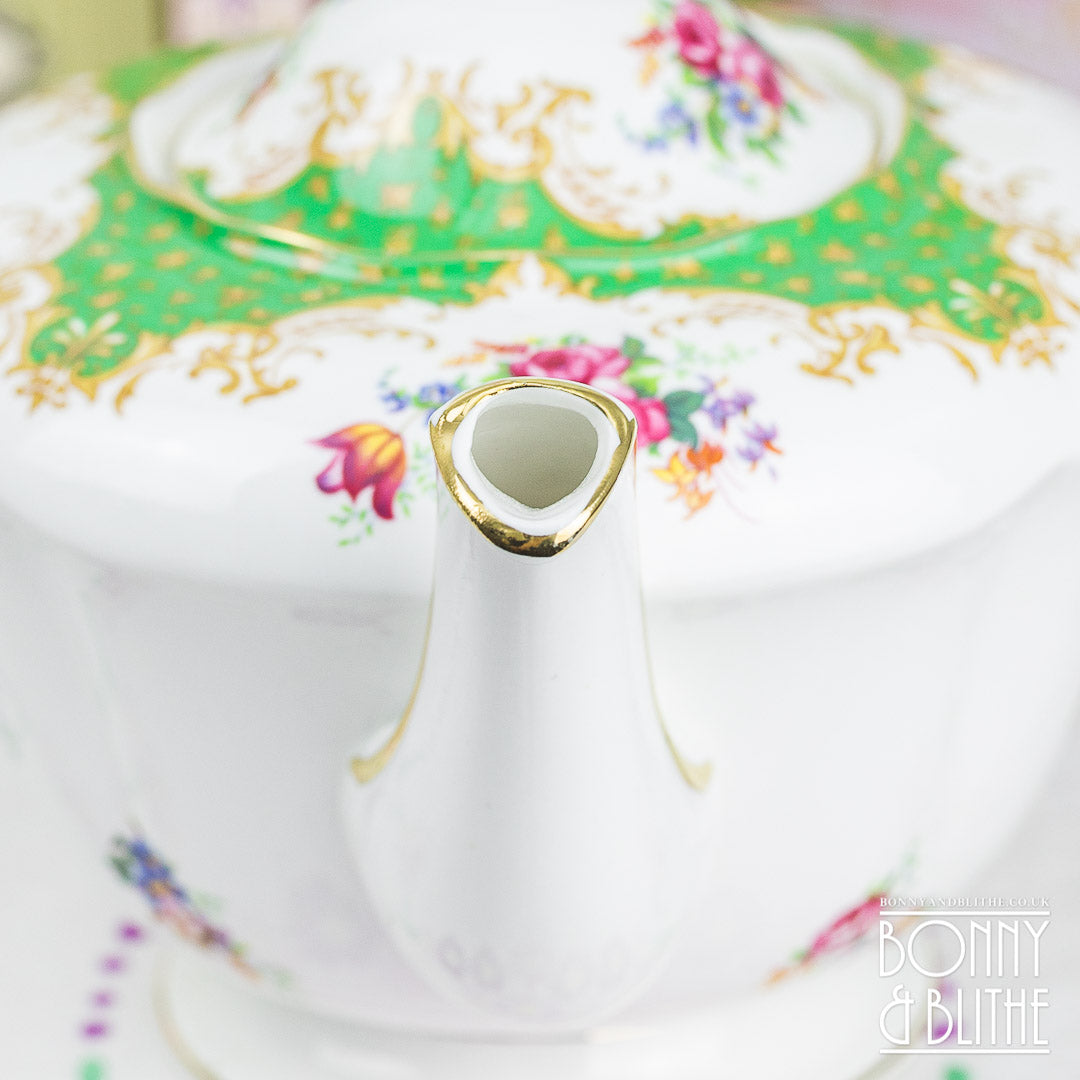 Paragon Rockingham Green Large Teapot