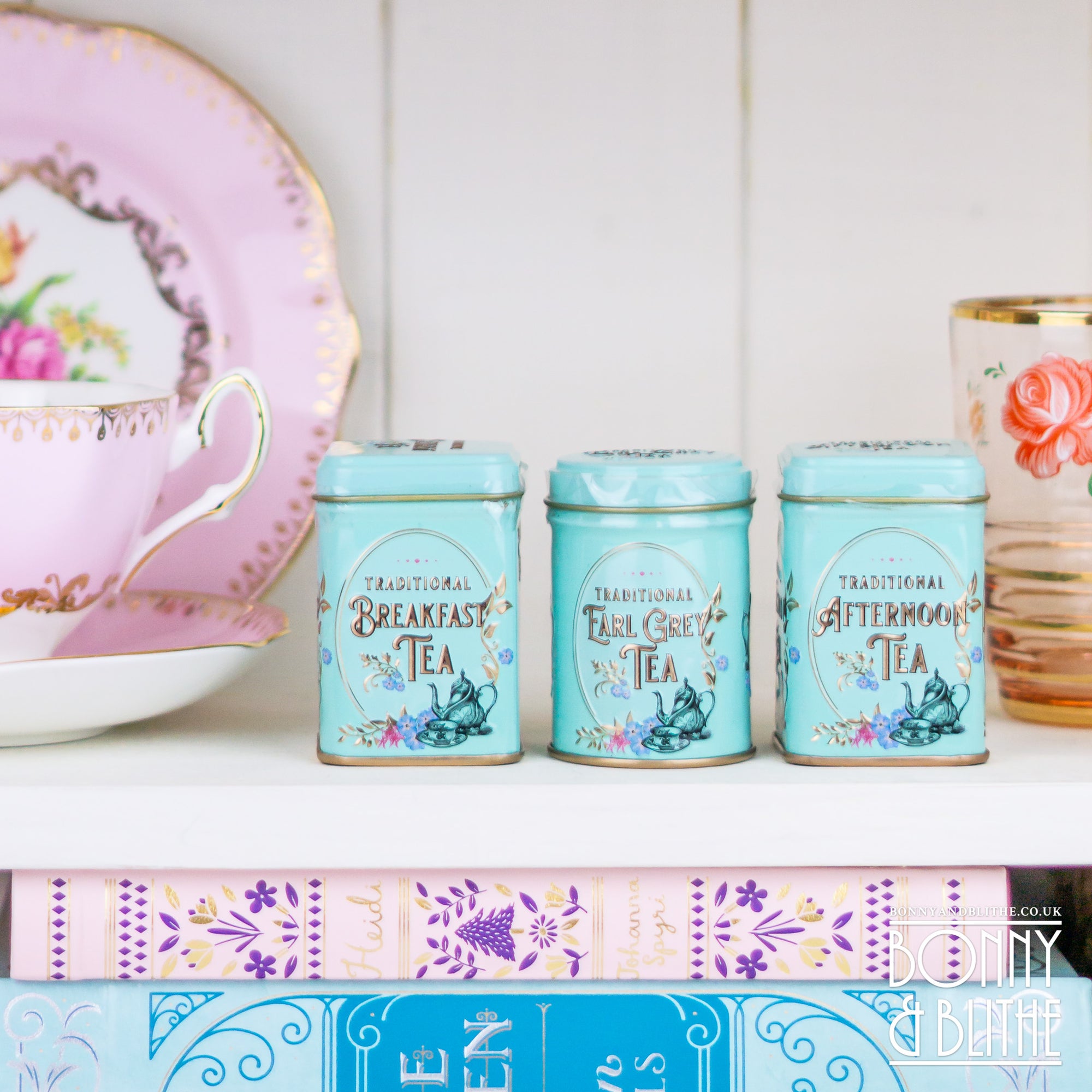 Vintage Victorian Tea Tins - Mini Loose Leaf Gift Set