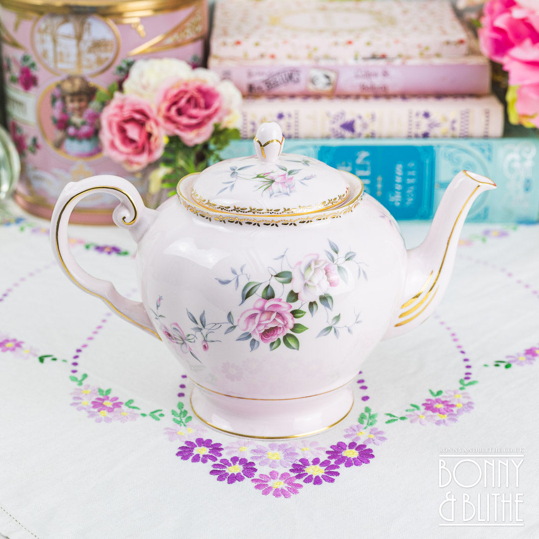 Royal Tuscan Pink Rose Teapot