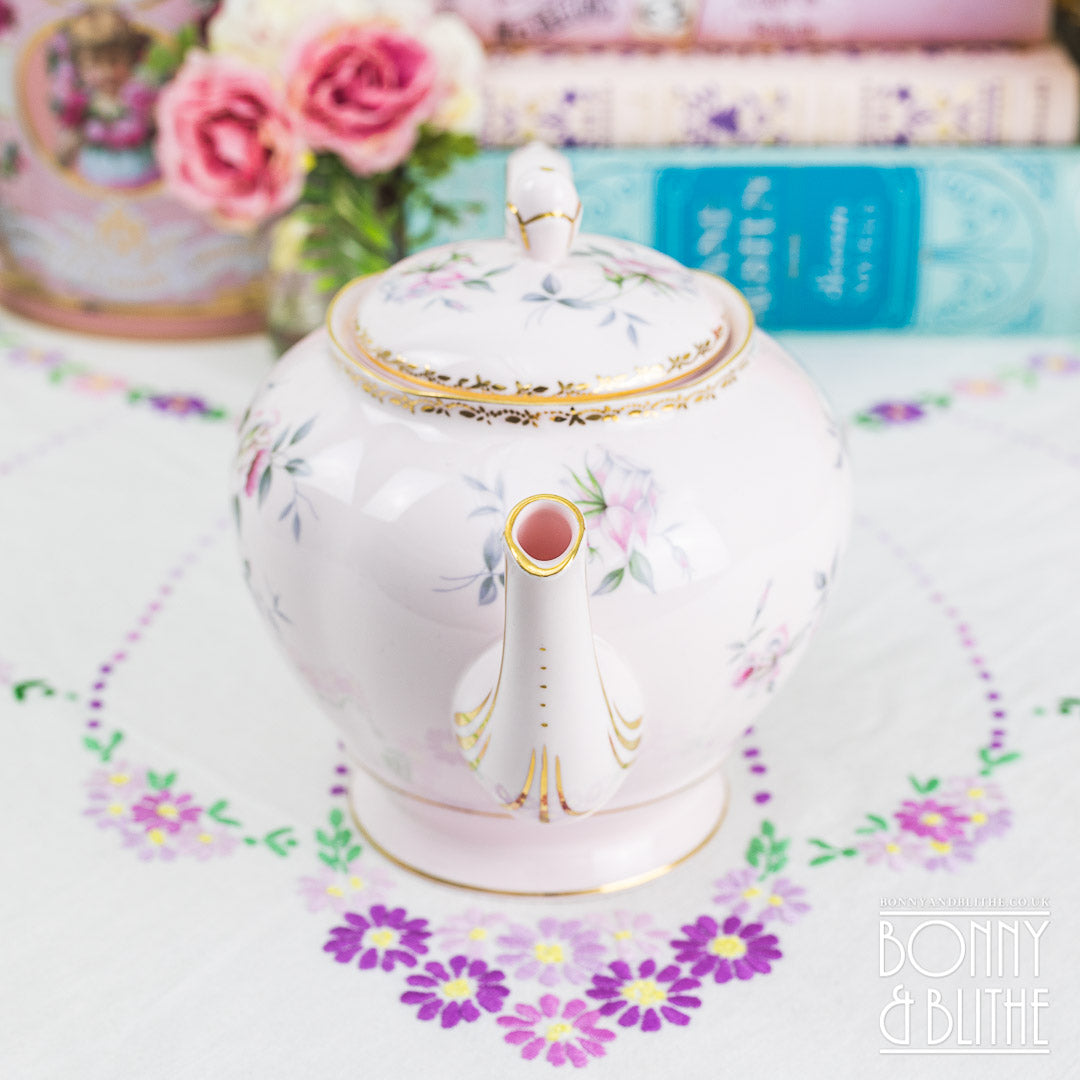 Royal Tuscan Pink Rose Teapot