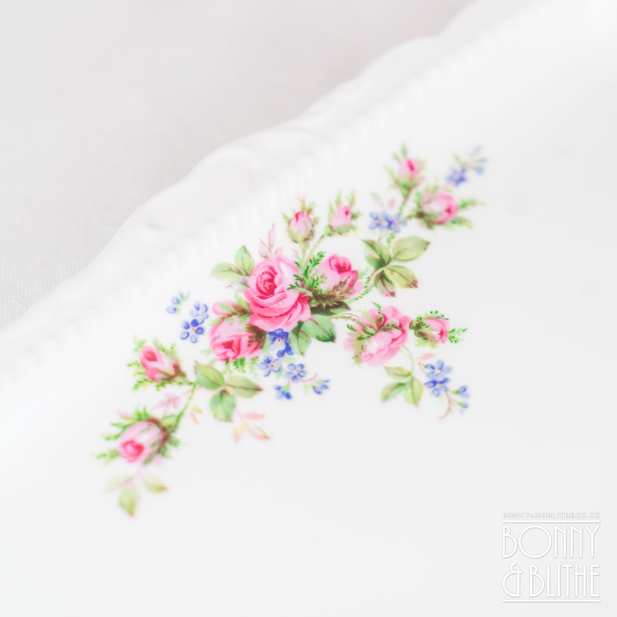 Royal Albert Moss Rose Sandwich Plate