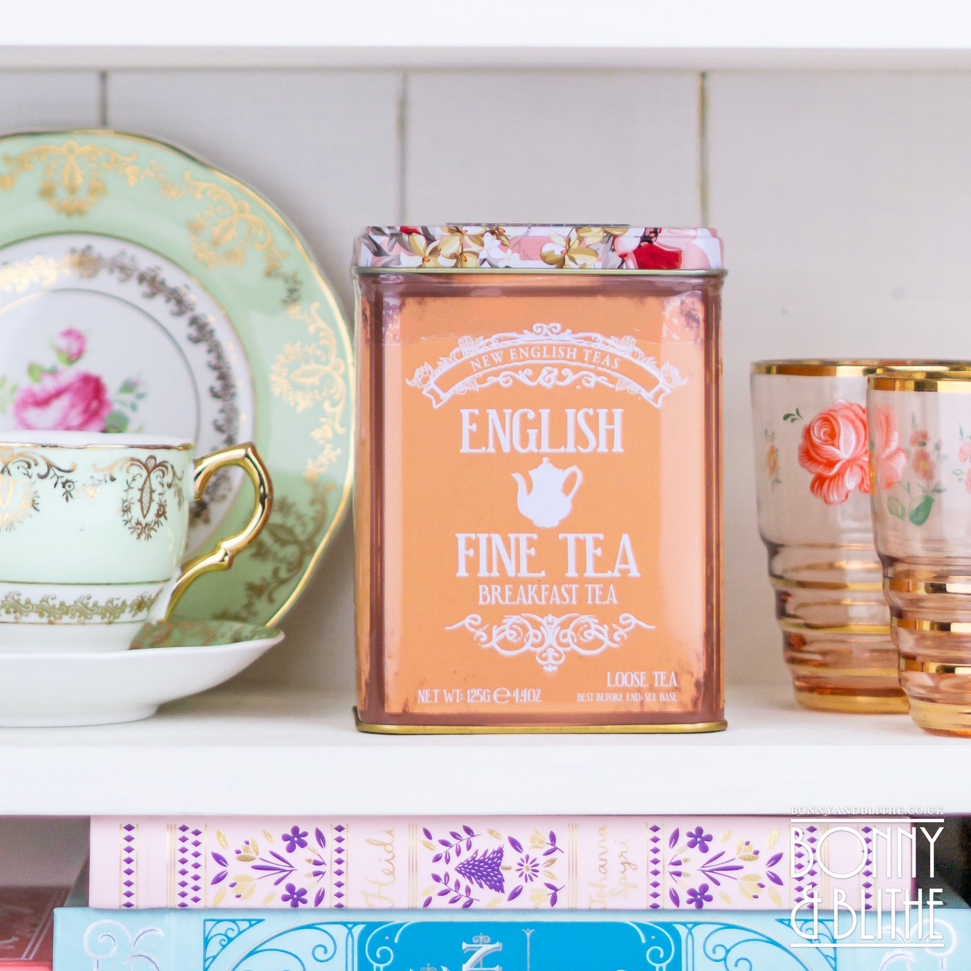 English Fine Tea Tin - Loose Leaf Breakfast Tea