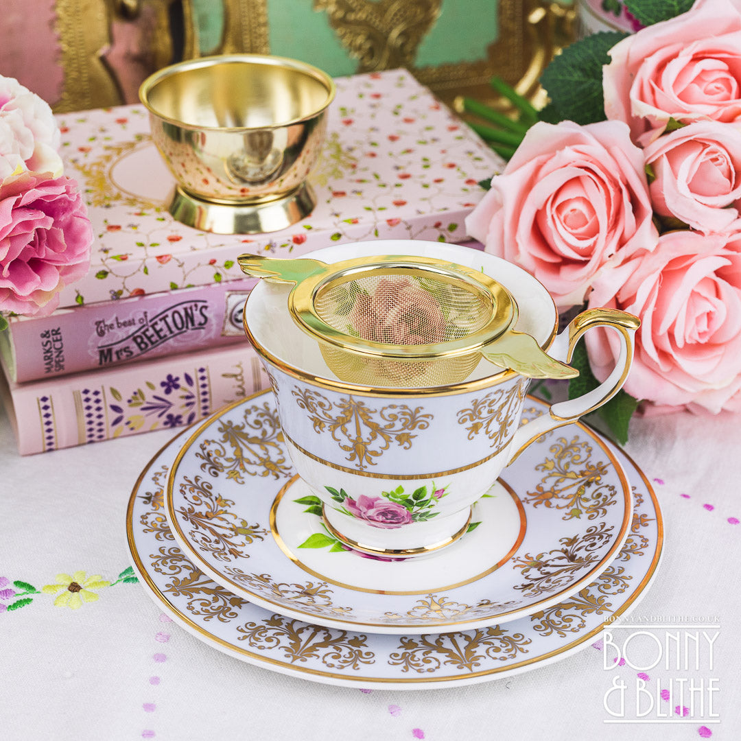 Gold Plated Angel Tea Strainer
