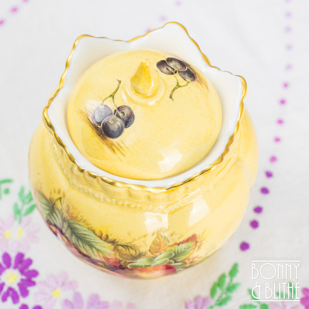 Aynsley Orchard Gold Ginger Jar