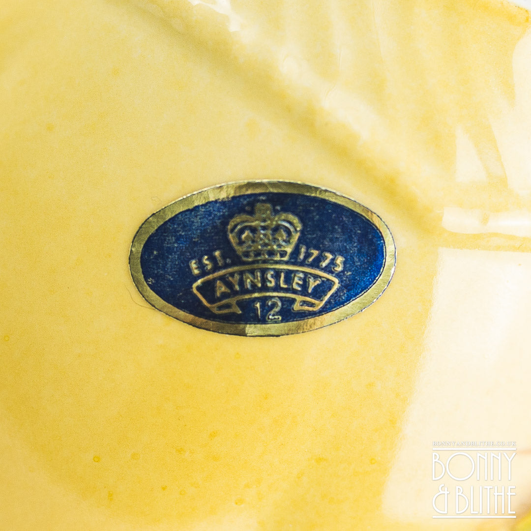 Aynsley Orchard Gold Ginger Jar