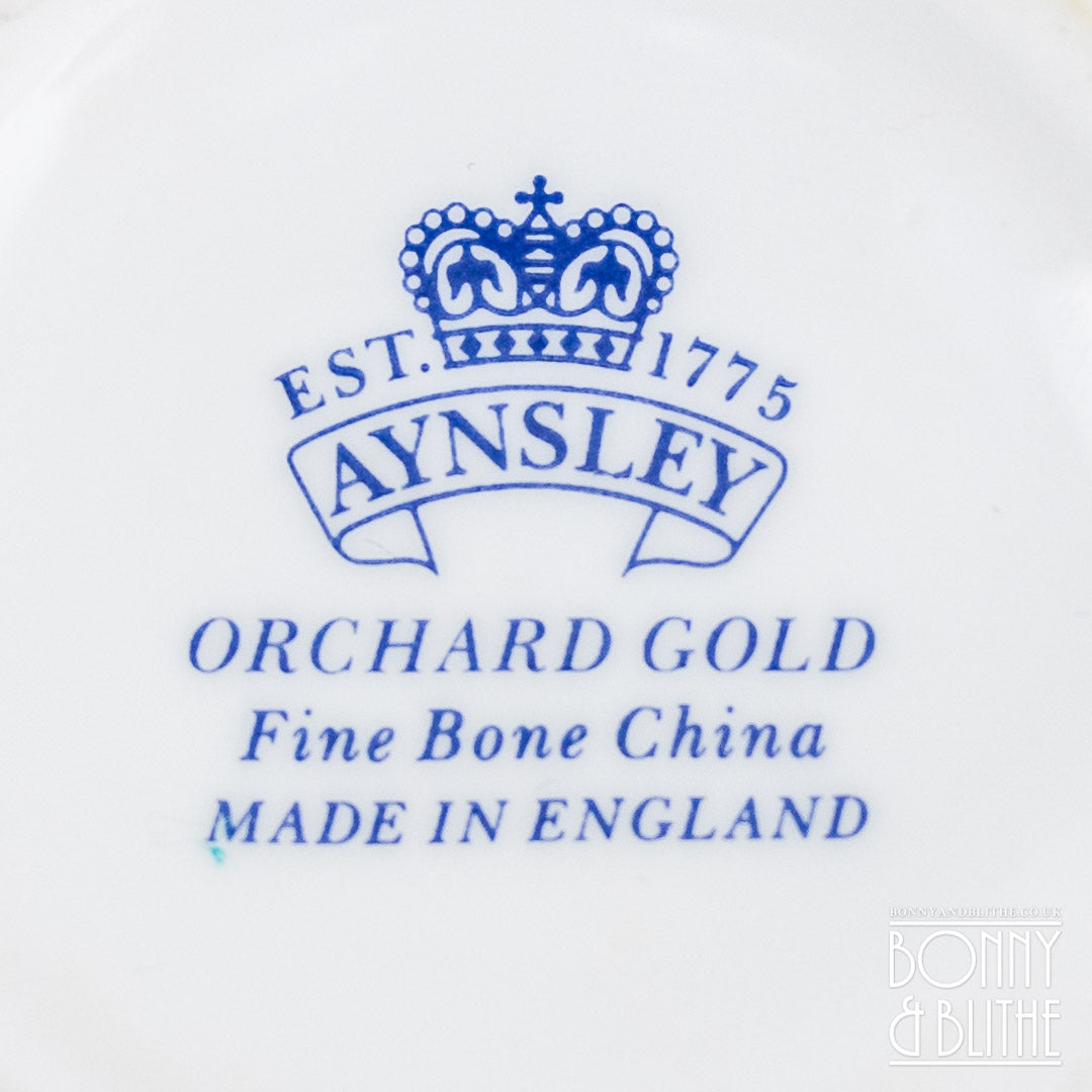 Aynsley Orchard Gold Ginger Jar