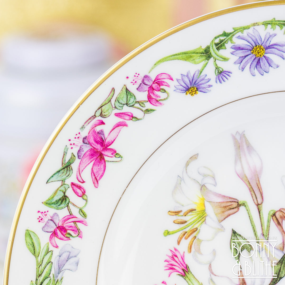 Royal Worcester RHS Summer Flowers Plate