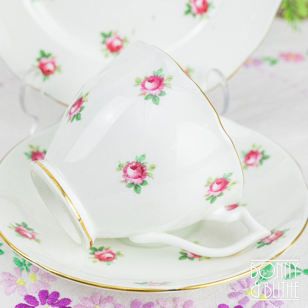 Adderley Melba Rosebud Teacup Set