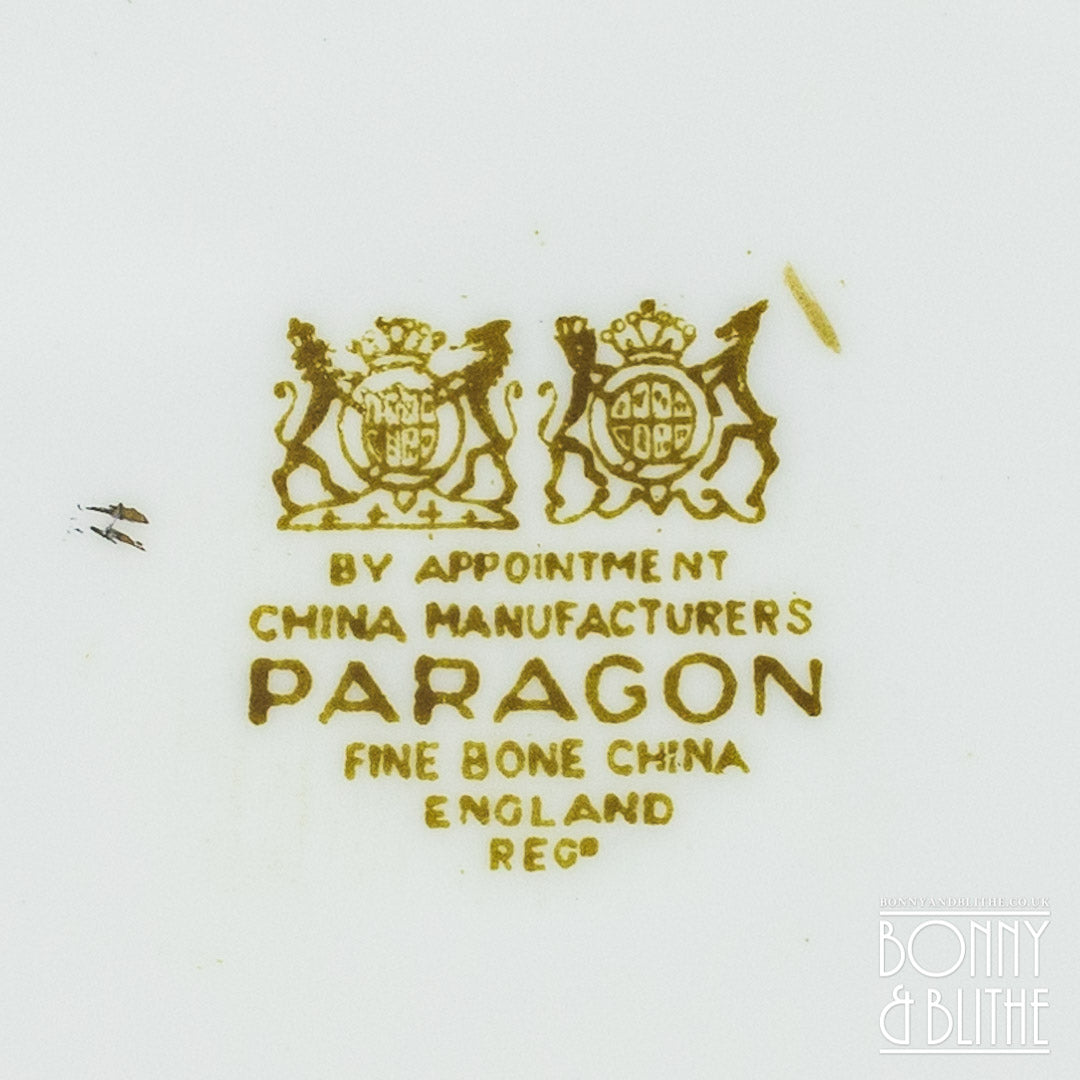 Paragon Red and Gold Teacup Set