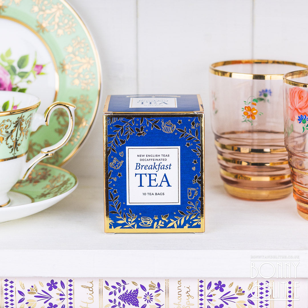 Decaffeinated Breakfast Tea Mini Gift Box 10s - Navy Blue