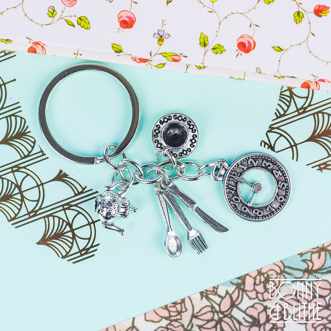 Afternoon Tea Charm Keychain