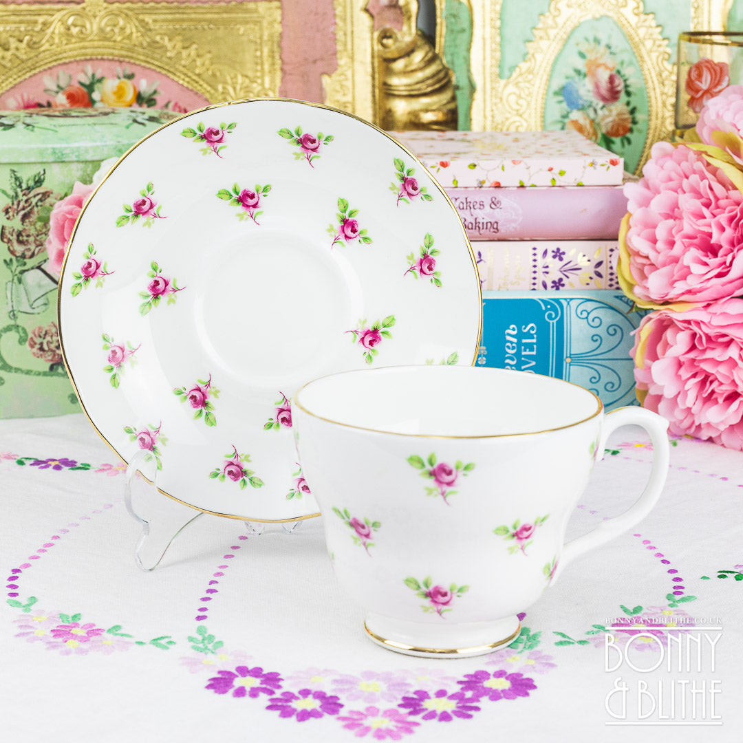 Duchess Rosebud Breakfast Cup and Saucer