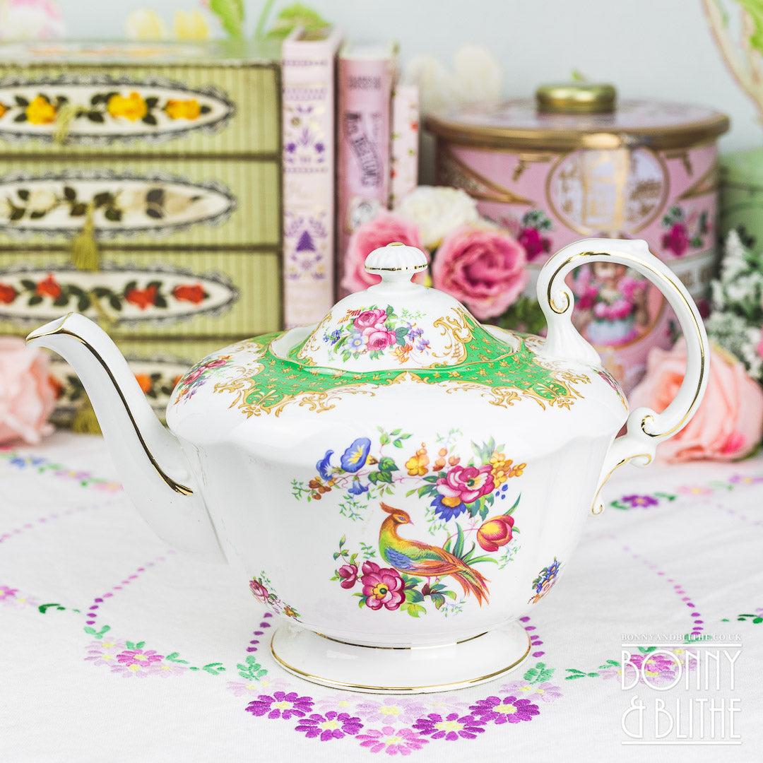Paragon Rockingham Home / Products / Paragon Rockingham Green Large Teapot