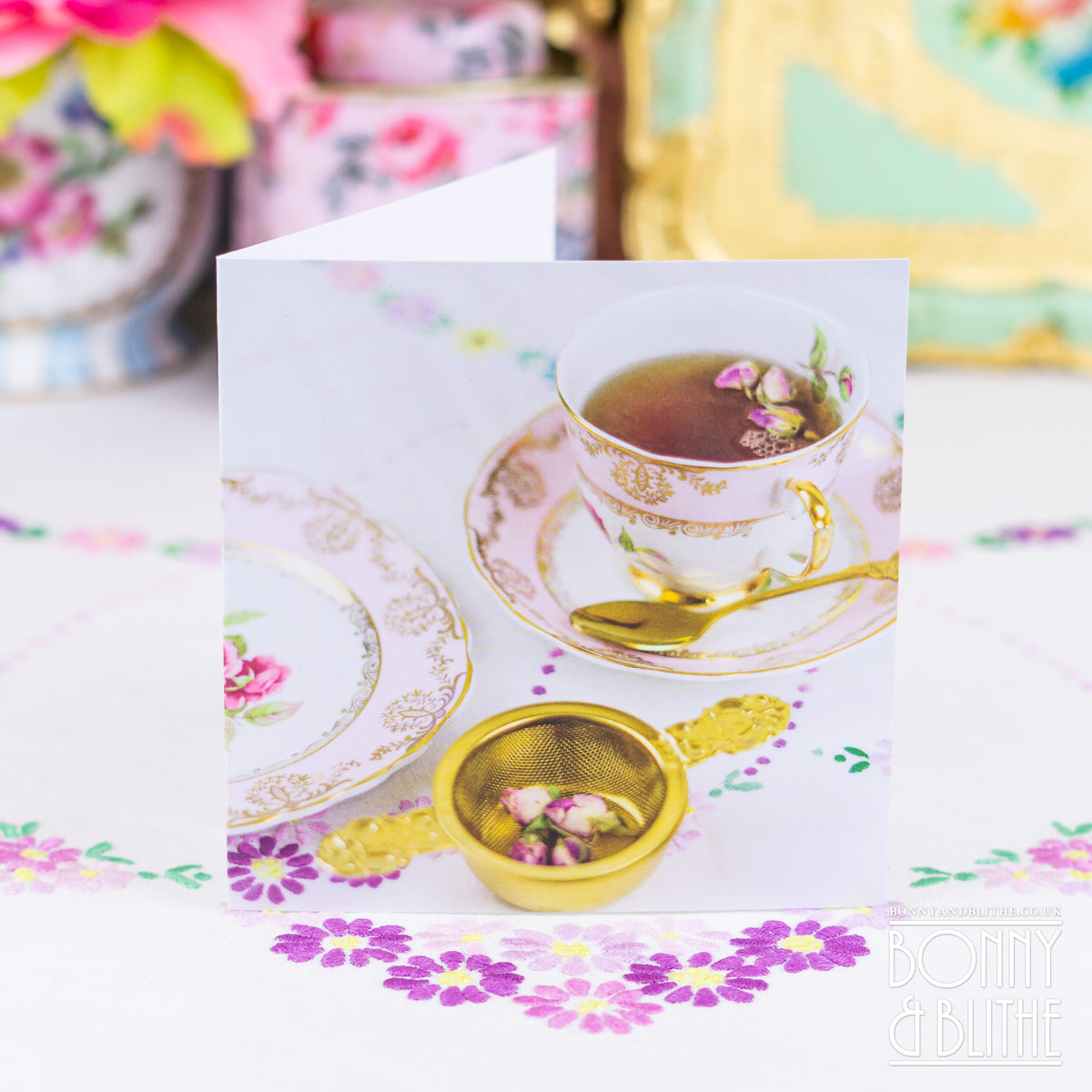 Notecards Rose Tea