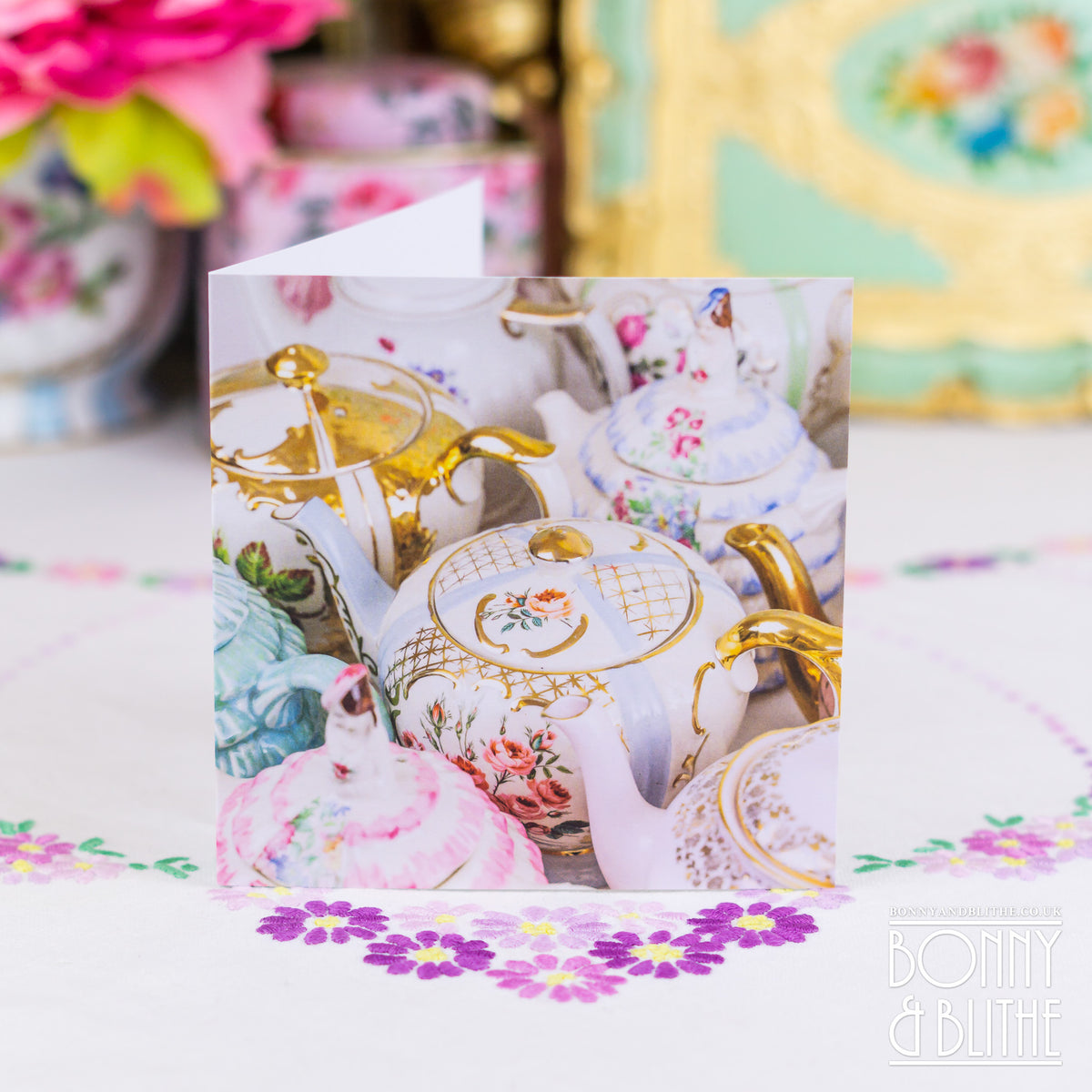Notecards Vintage Teapots