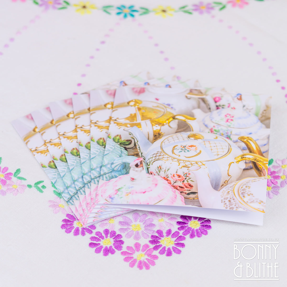 Notecards Vintage Teapots