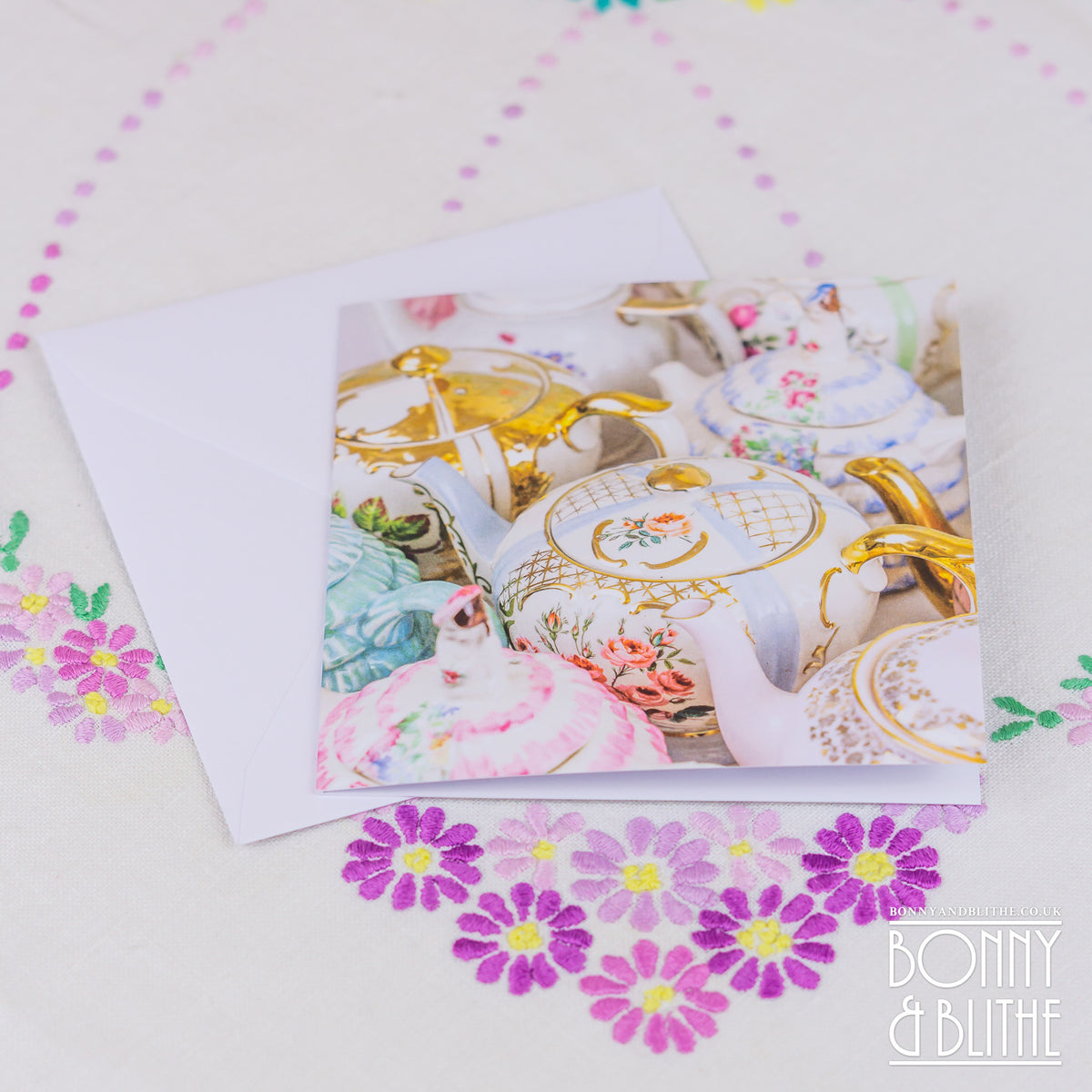 Notecards Vintage Teapots