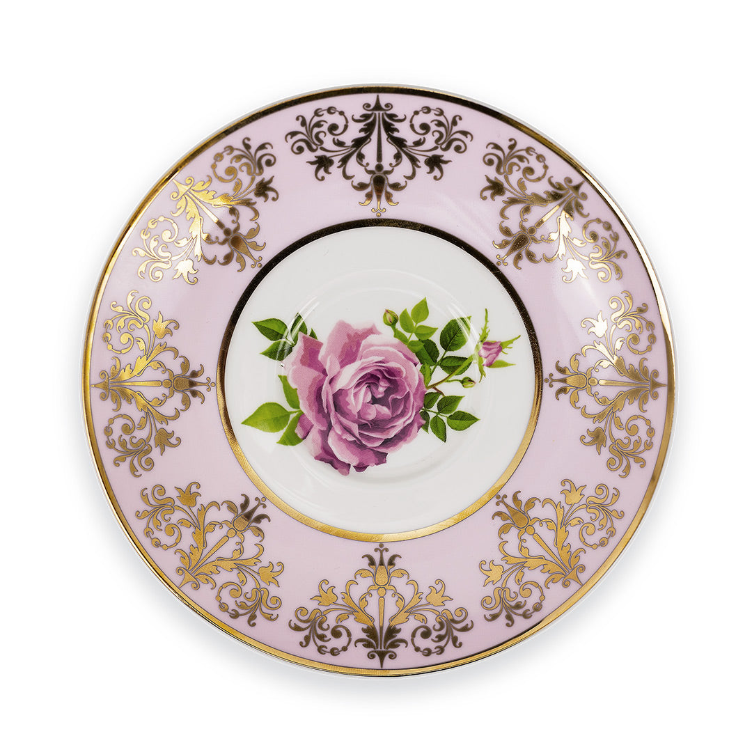 Princess Vintage Style Bone China Teacup Set Pink | Pink Cabbage Rose