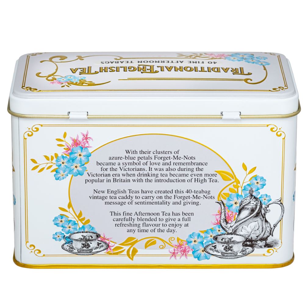 Vintage Victorian Tea Caddy with 40 Fine Afternoon Teabags