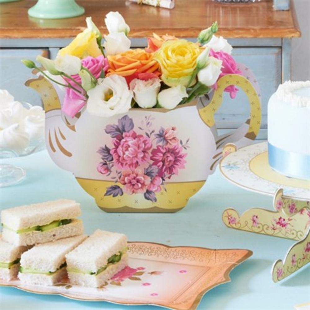 Floral Teapot Vase