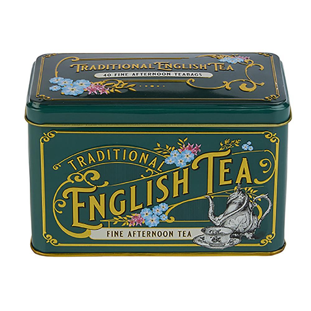 Vintage Victorian Tea Tin 40 English Afternoon Teabags