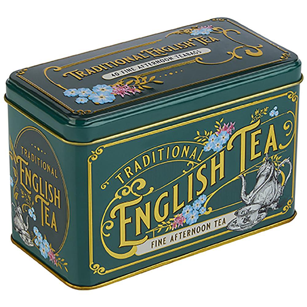 Vintage Victorian Tea Tin 40 English Afternoon Teabags